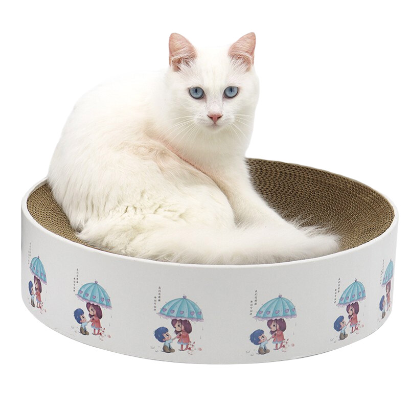 FobPet Cat Scratcher Cardboard Bed