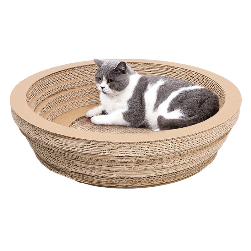 Round Cat Scratcher Bowl
