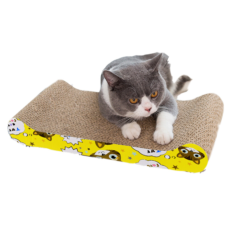 Cat Scratch Board Cardboard Kitten Scratching Pad Play