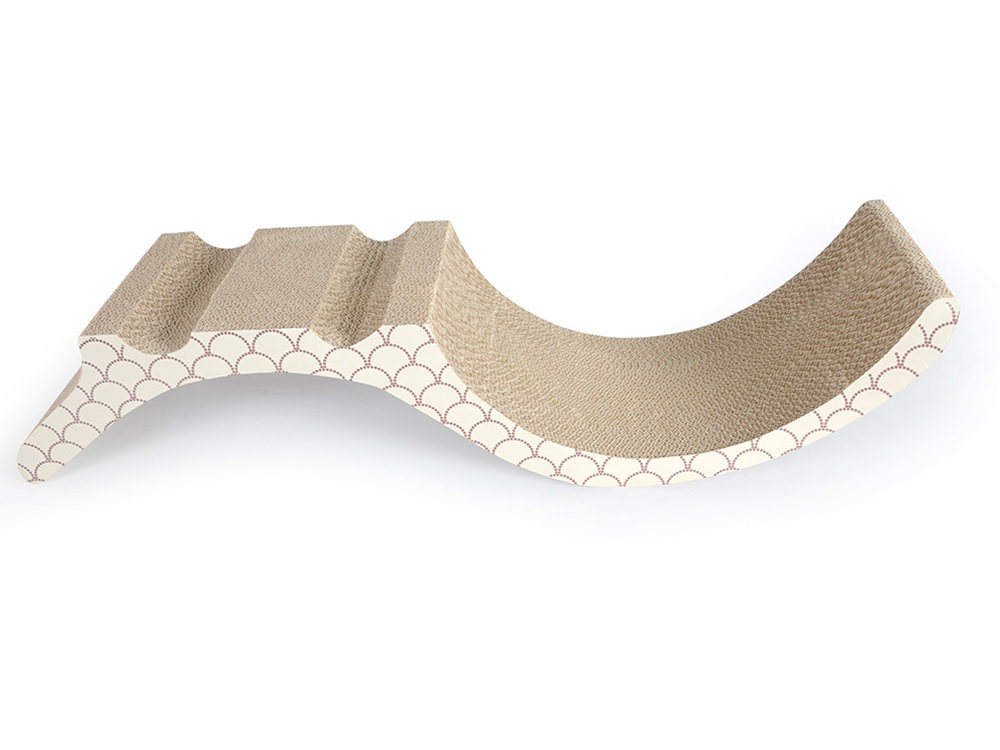 Curve Scratching Pad Wave Curved Catnip Cat Scratcher