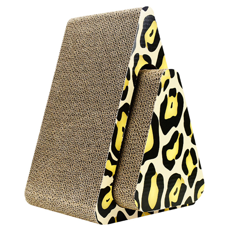 Vertical Tunnel Triangle Cat Scratcher Kitten Scratch Pad