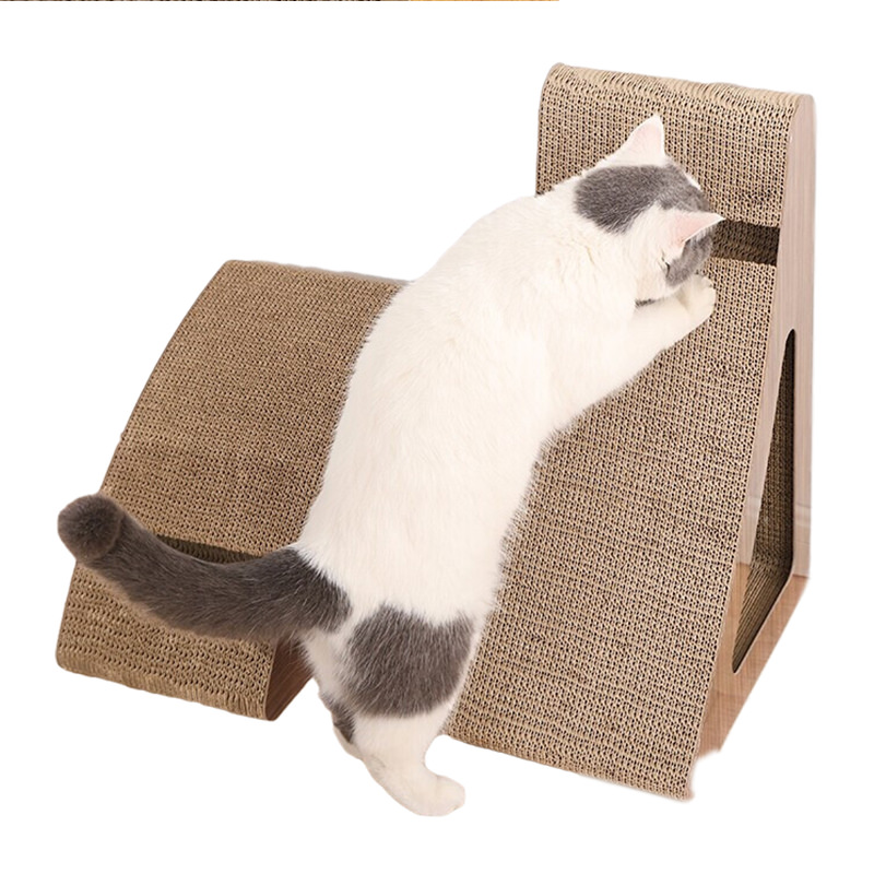 2 in 1 Cardboard Cat Scratcher Loung Fornitur02